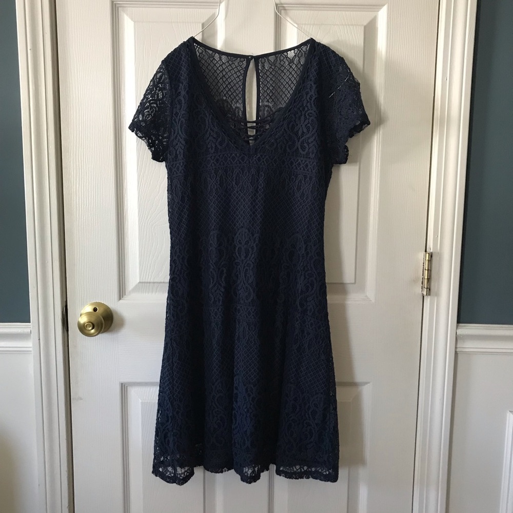 Hollister navy blue dress size Medium